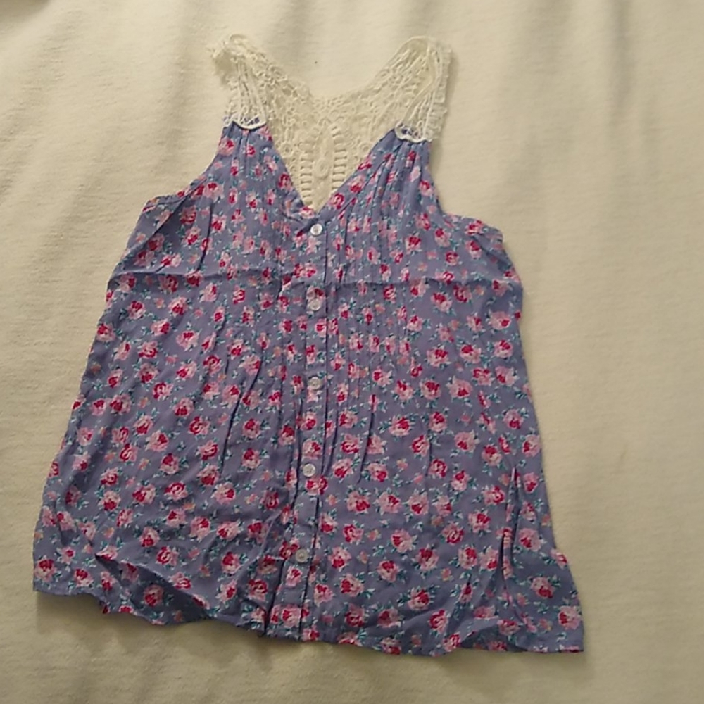 Floral tank top small